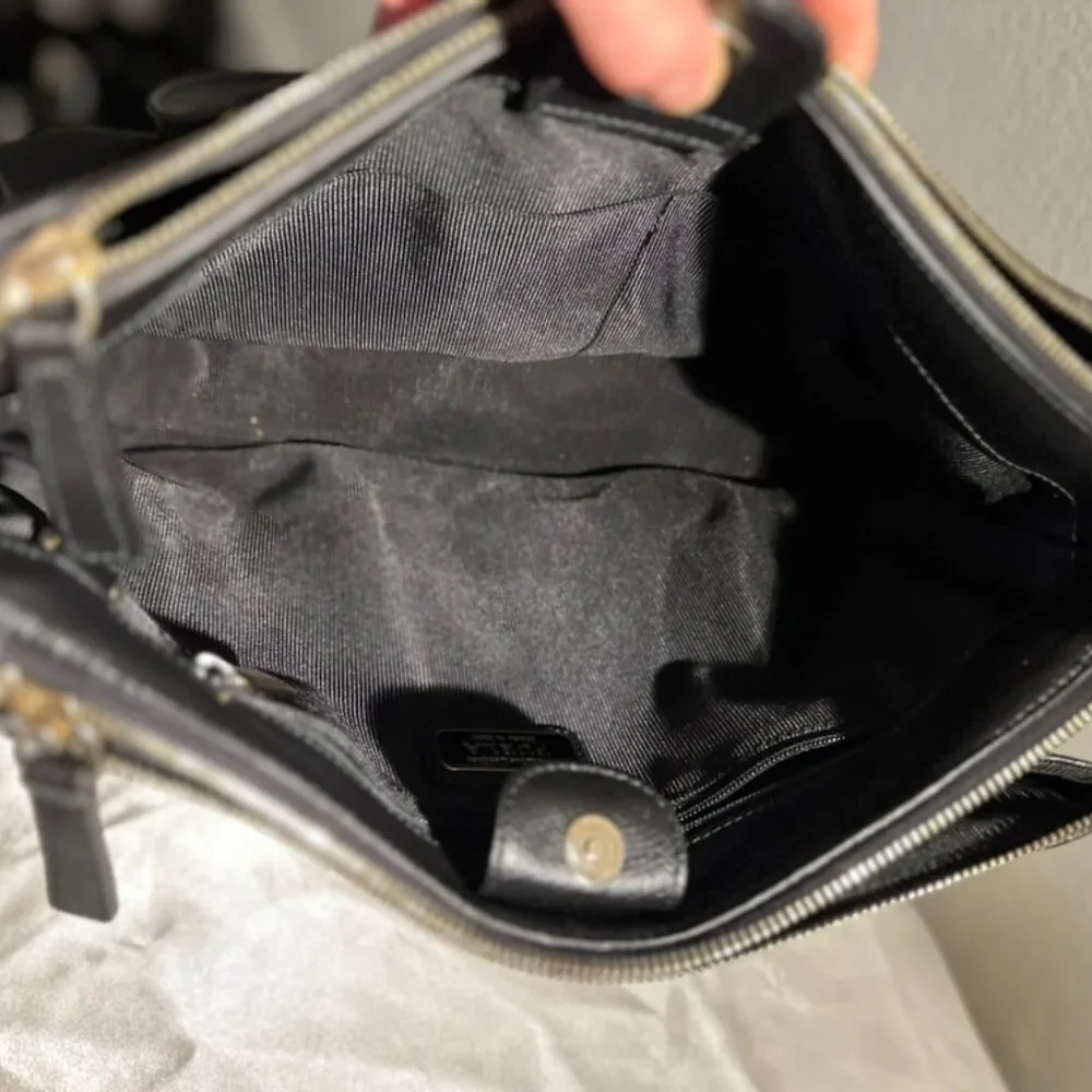 FURLA Black Leather Tote Bag - Picture 7 of 8